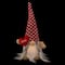 13" Lighted Girl Valentine's Day Gnome With Love Heart